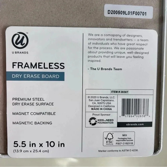 Magnetic Succulent Bulletin Board & Frameless Dry Erase Board - Picture 6 of 6